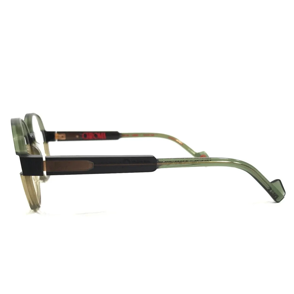 Etnia Barcelona Eyeglasses Frames CHROMA N42 GRBR Green Brown Olive 52-19-140